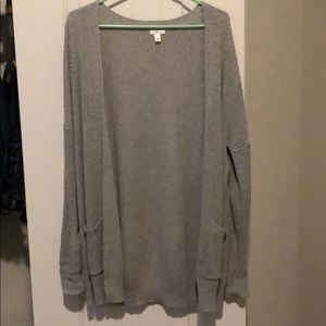 BP Gray Knit Cardigan